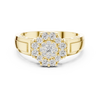 Classic  Double Halo Diamond Ring