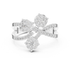 Three diamond clusters and a delicate split band.