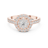 Diamond cluster and halo design.
