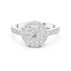 Diamond cluster and halo design.