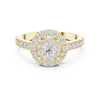 Diamond cluster and halo design.