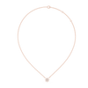 Starry Elegance: Rose Gold and Diamond Pendant