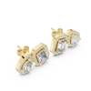 Twin Radiance Emerald & Pear Studs