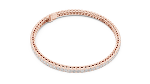 Eternal Elegance Princess-Cut Diamond Bracelet