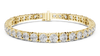 Classic Radiant Round Diamond Tennis Bracelet