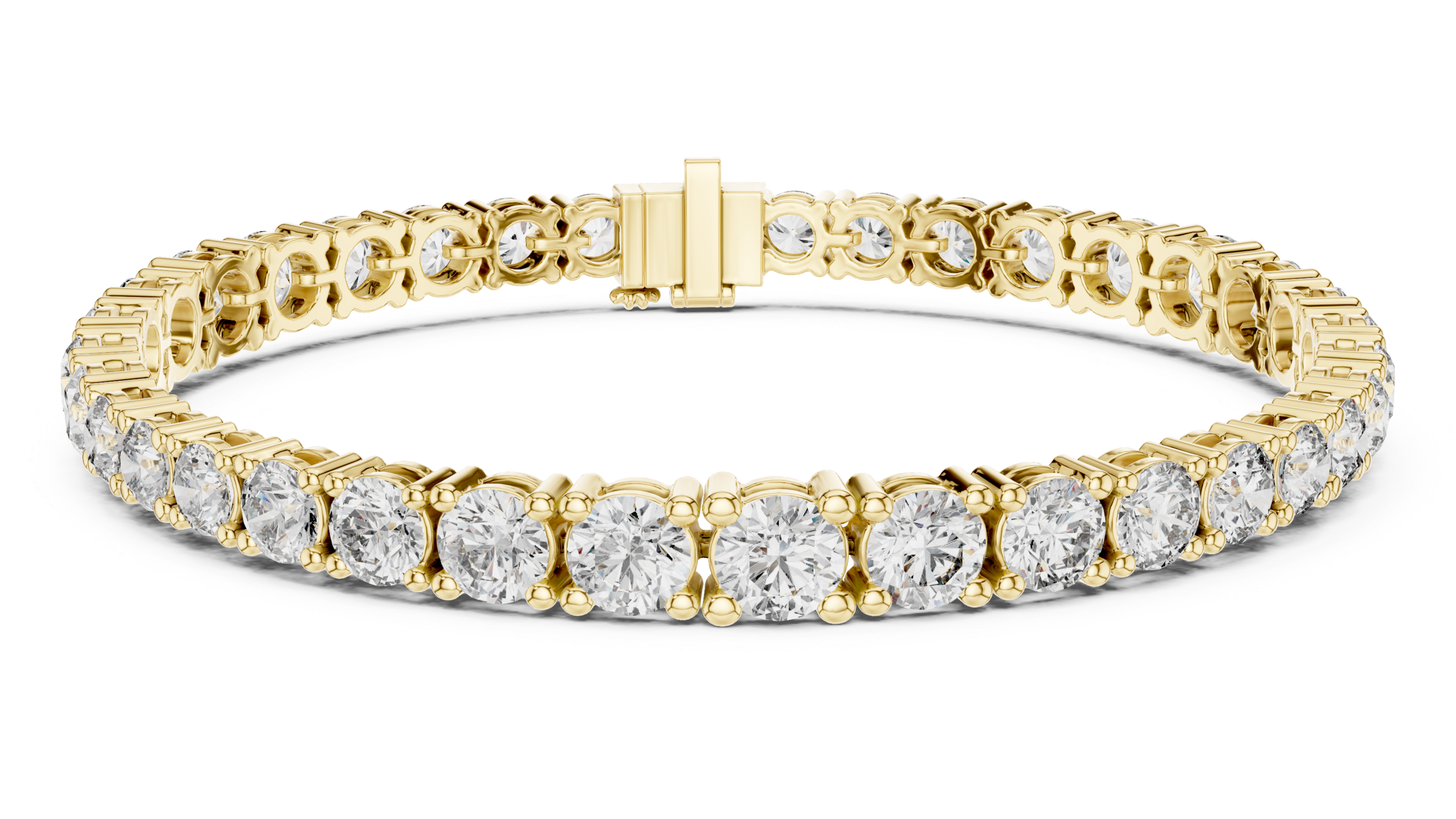 Classic Radiant Round Diamond Tennis Bracelet