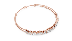 Starlit Symphony Multi-Cut Diamond Bracelet