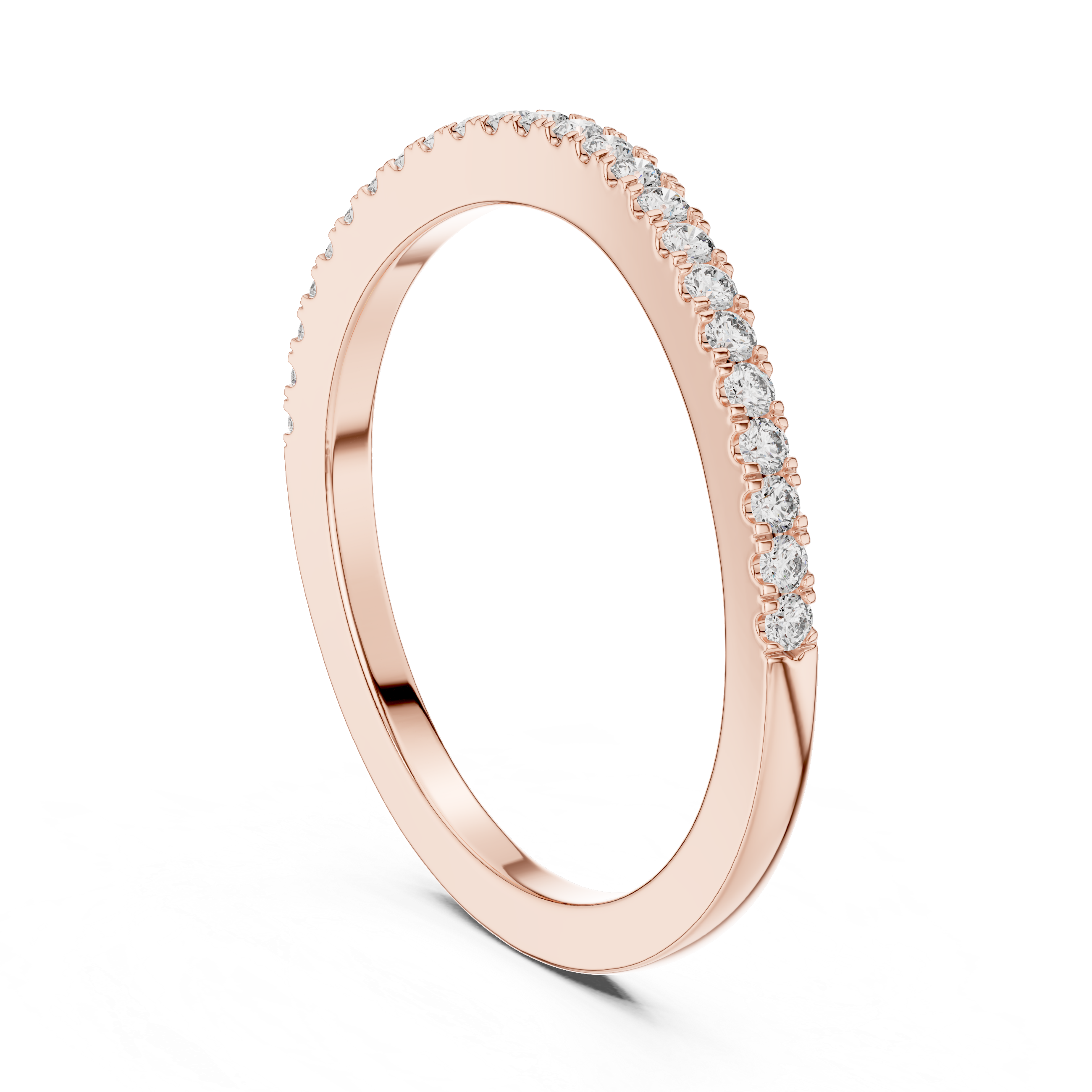 Elegant Yellow Gold Diamond Eternity Band