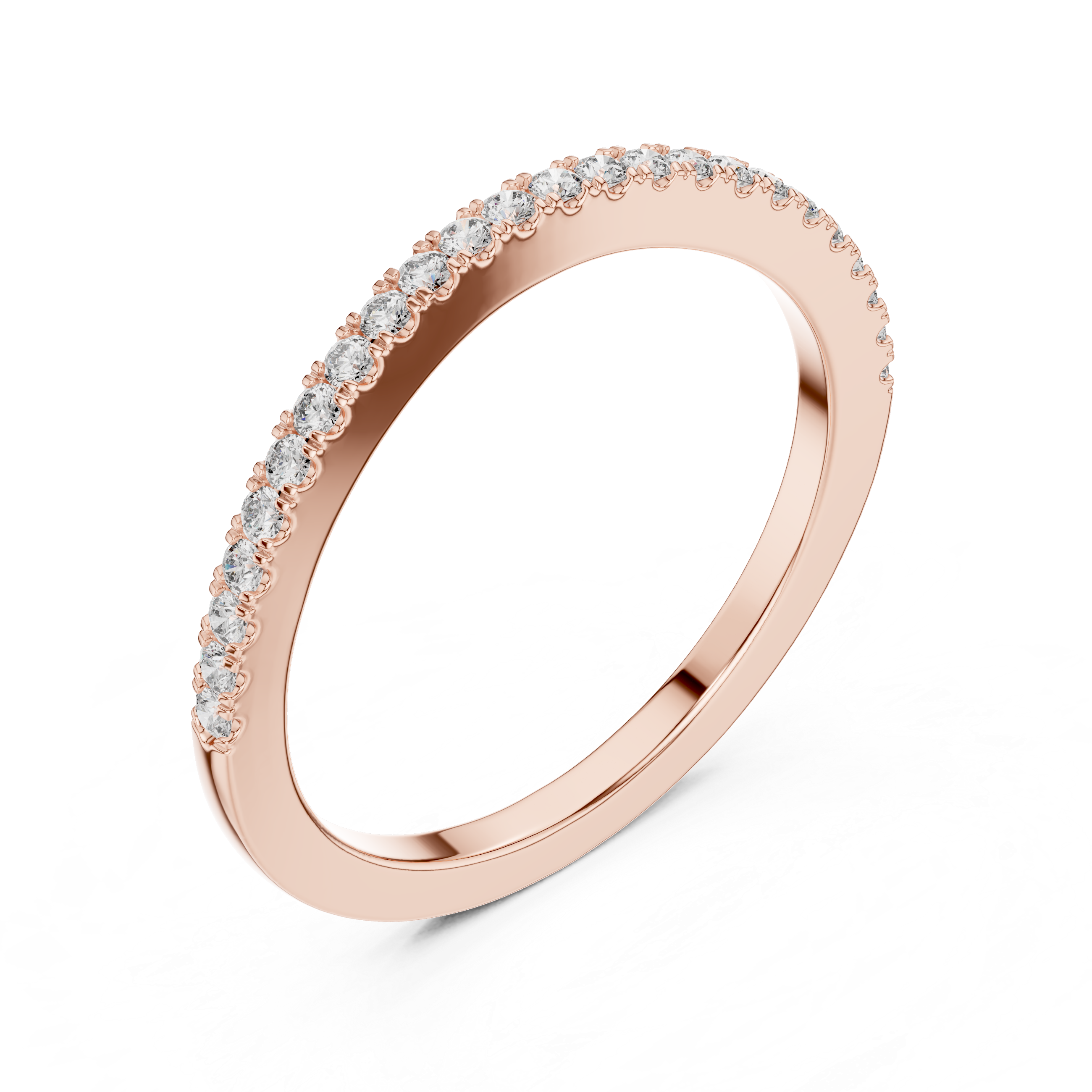 Elegant Yellow Gold Diamond Eternity Band