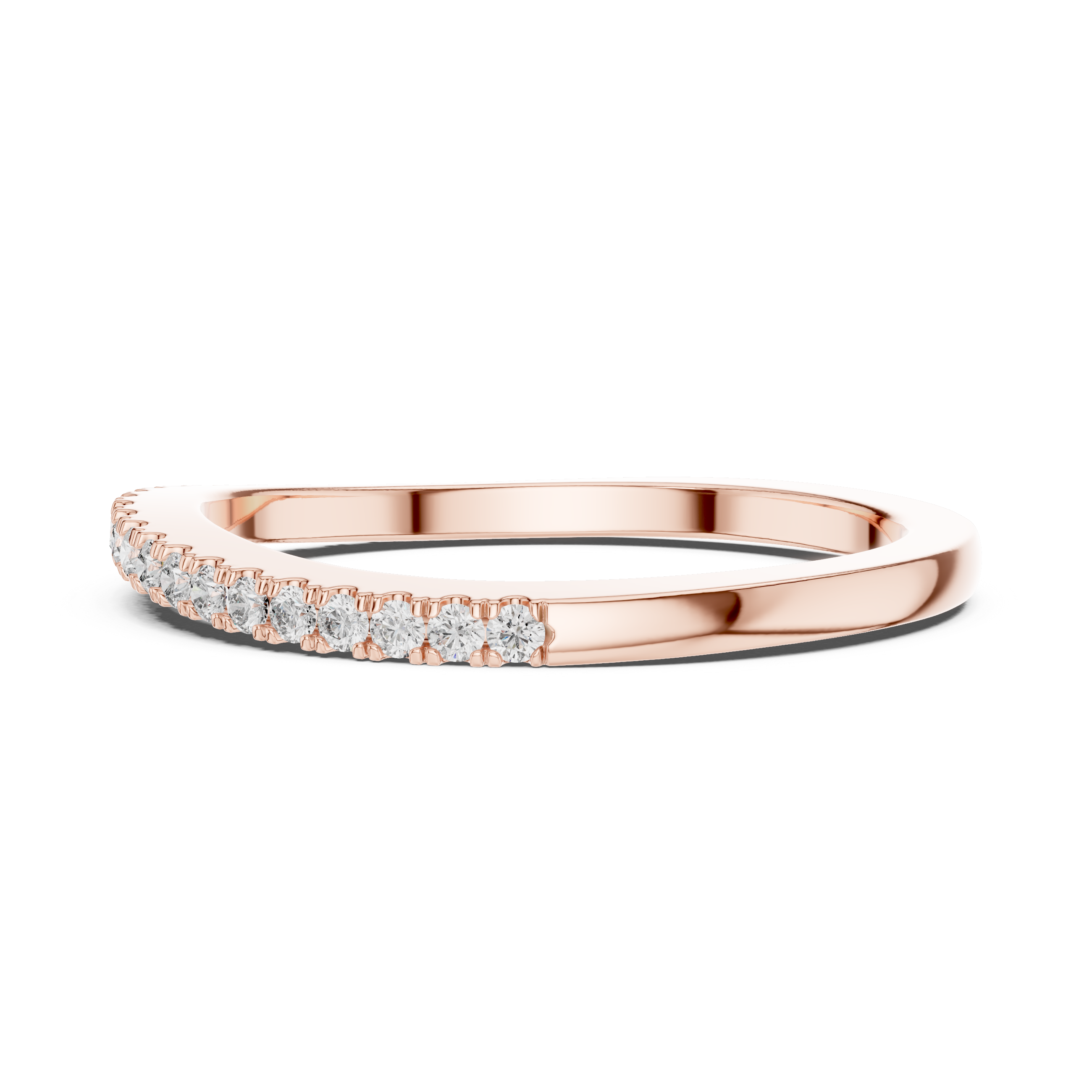 Elegant Yellow Gold Diamond Eternity Band