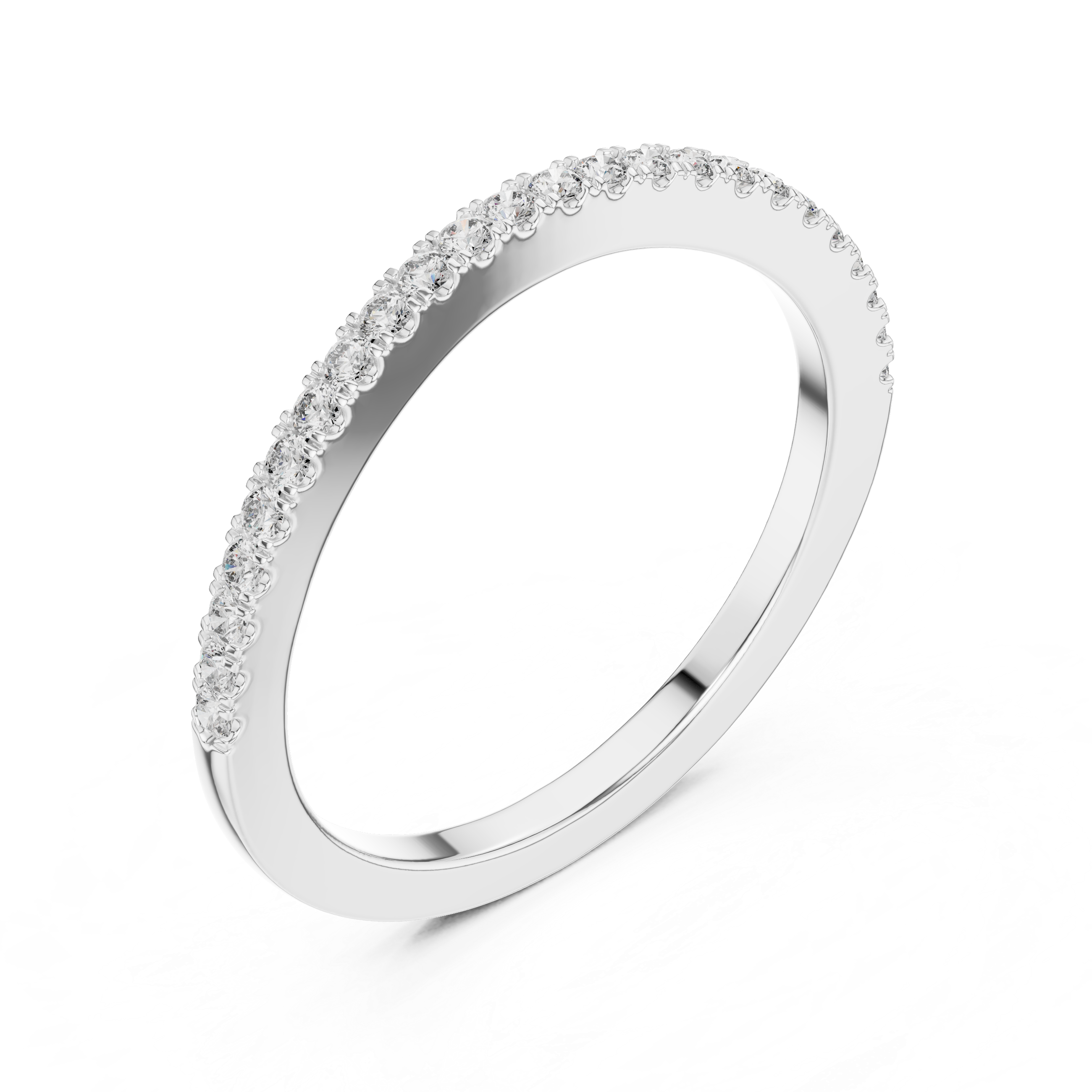 Elegant Yellow Gold Diamond Eternity Band