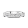 Elegant Rose Gold Diamond Eternity Band