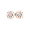 Sparkling Petal Diamond Earrings