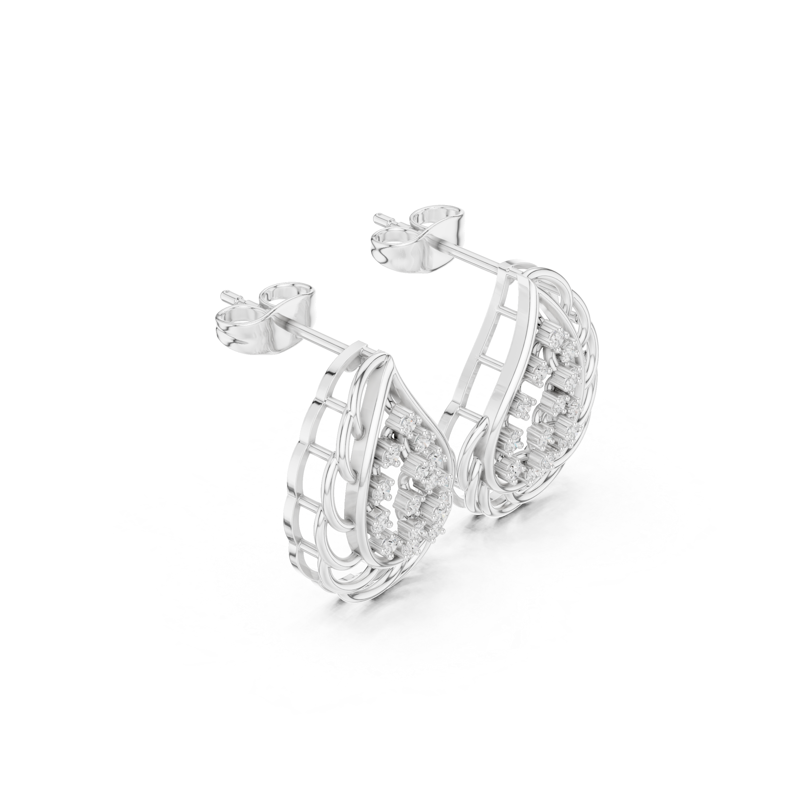 Celestial Teardrop Diamond Earrings
