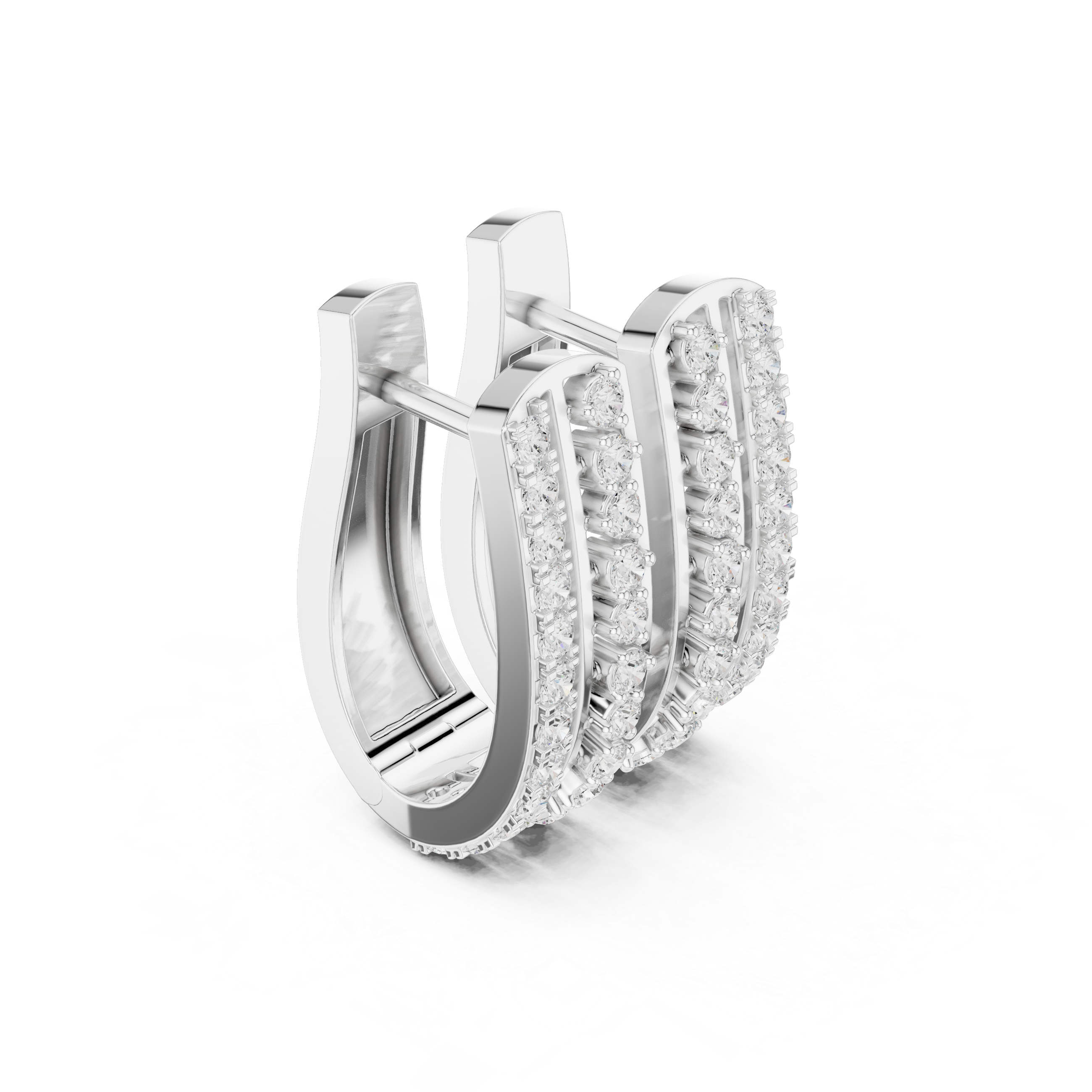Infinite Glow Diamond Hoops