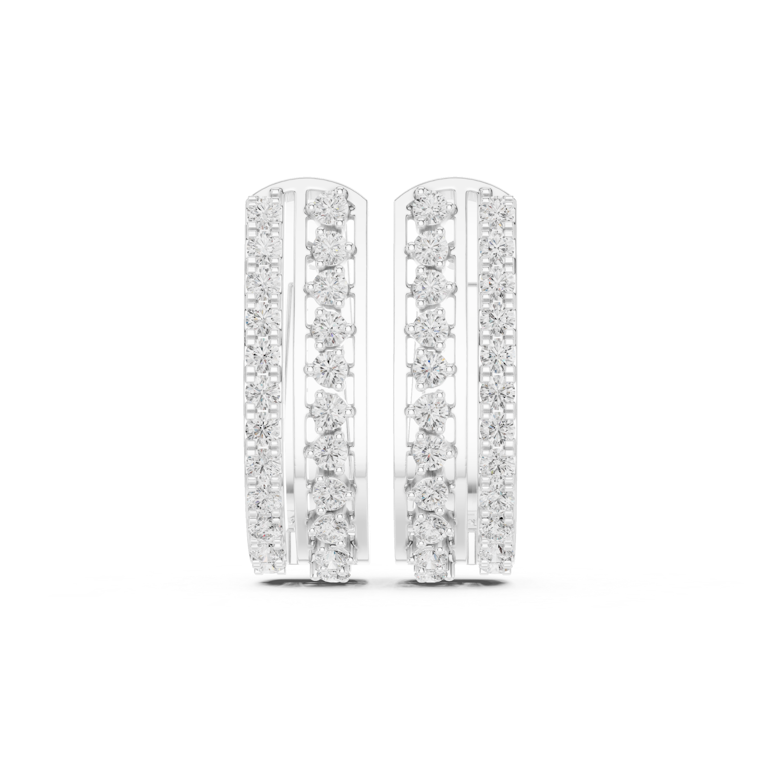 Infinite Glow Diamond Hoops