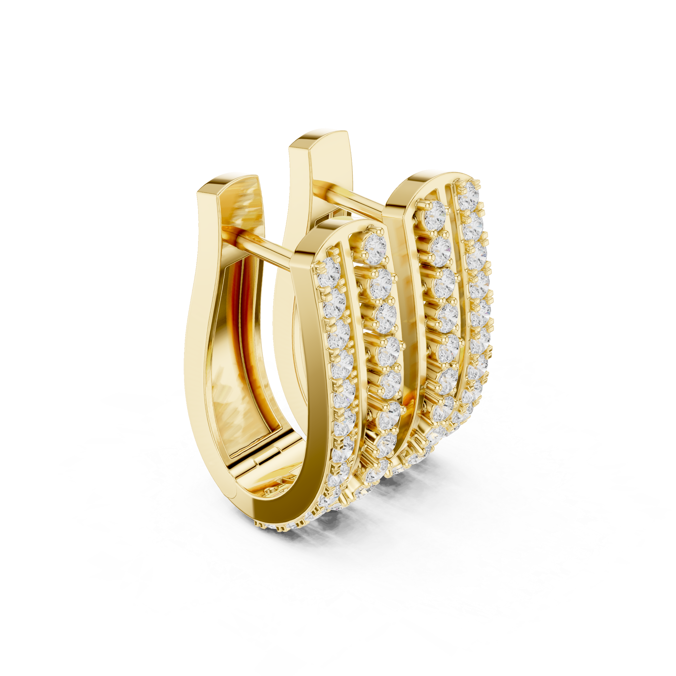 Infinite Glow Diamond Hoops