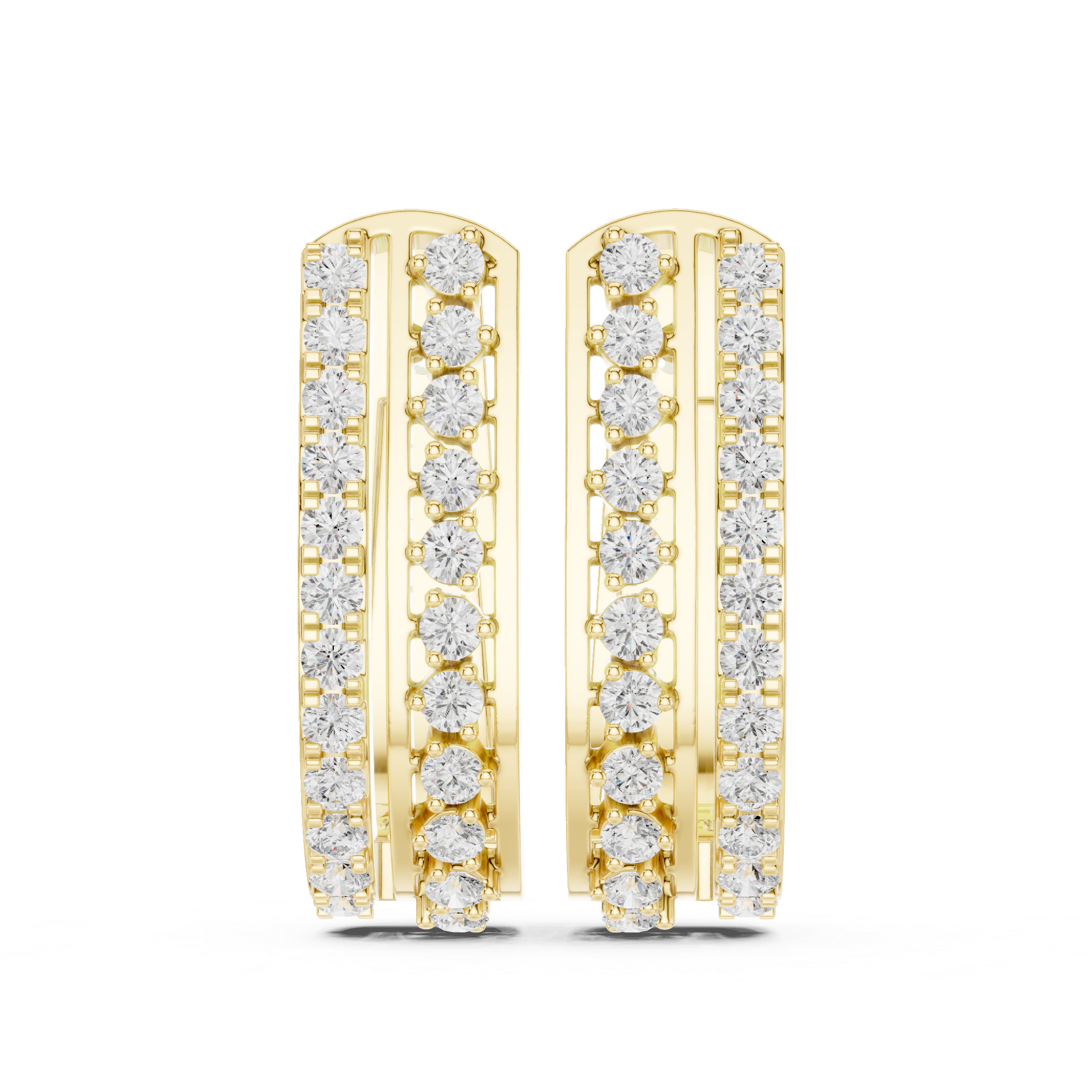 Infinite Glow Diamond Hoops