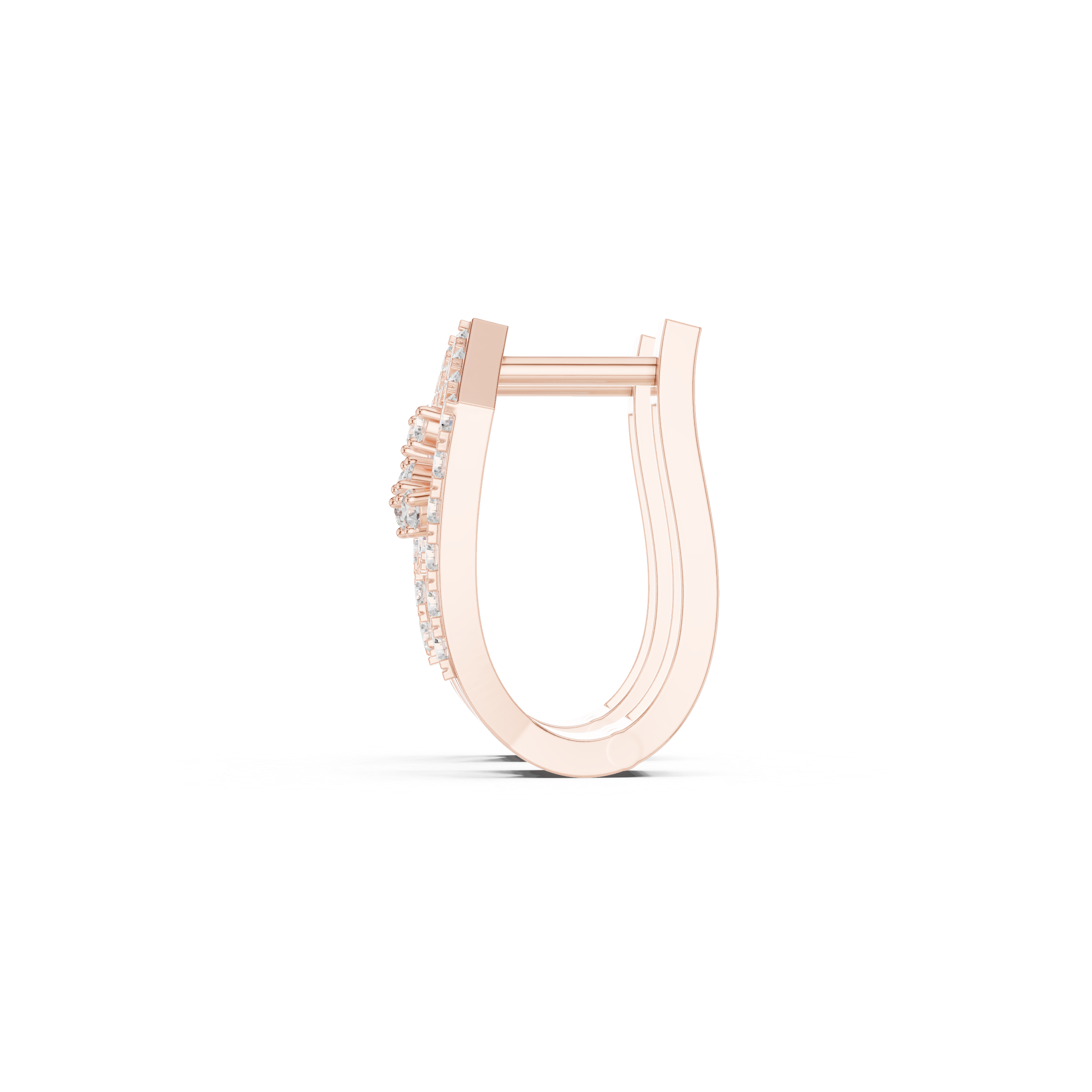 Prism Glow Diamond Hoops