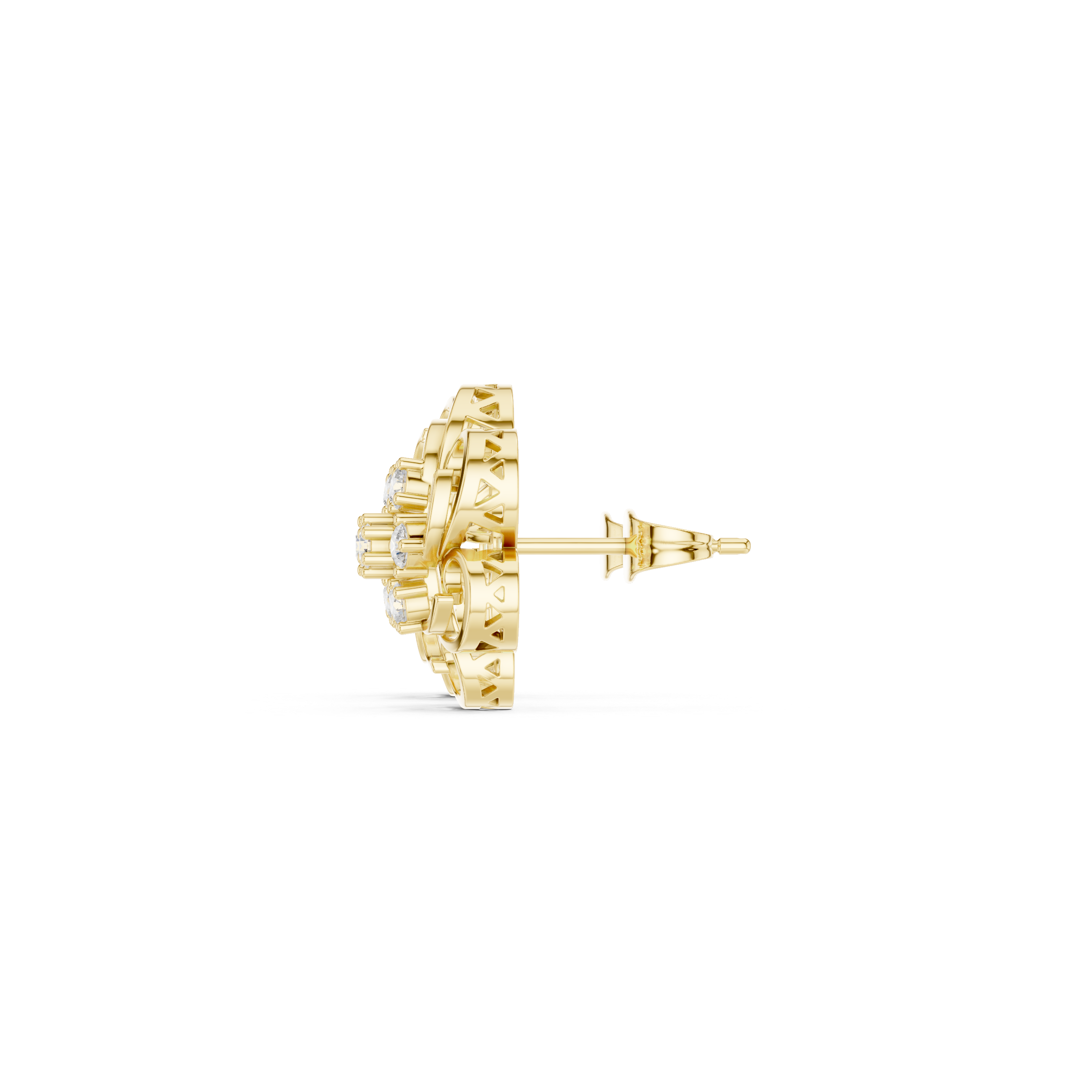 Gleaming Charm Diamond Earrings