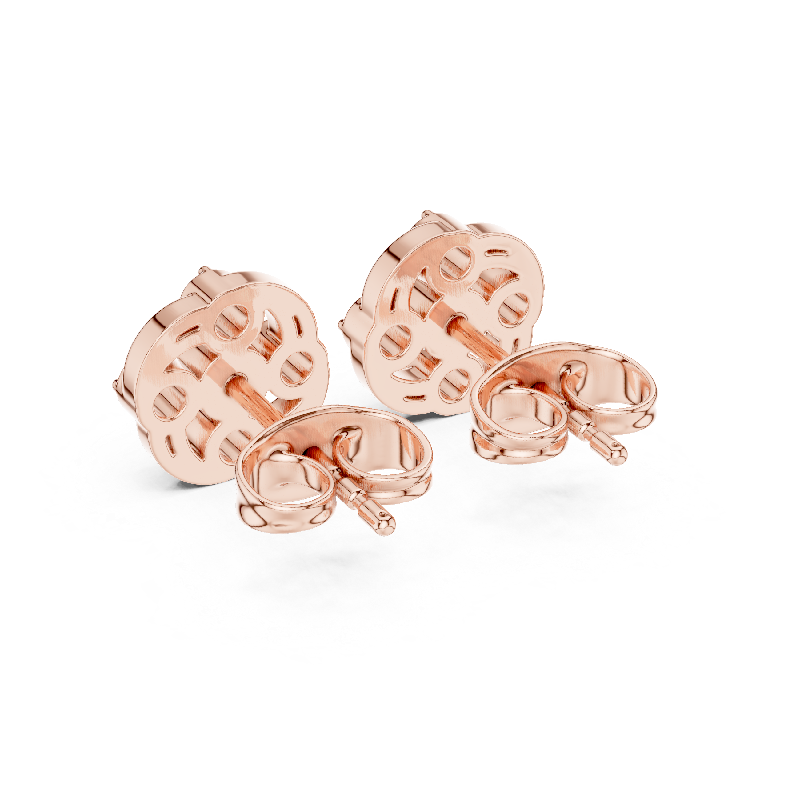 Classic cluster Diamond Stud Earrings.