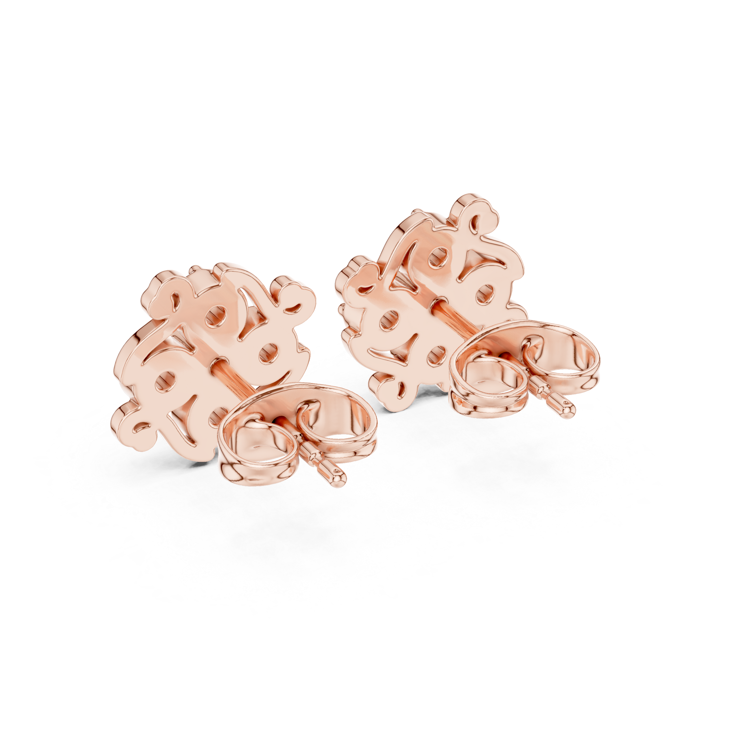 Earrings with sparkling cluster gemstones.