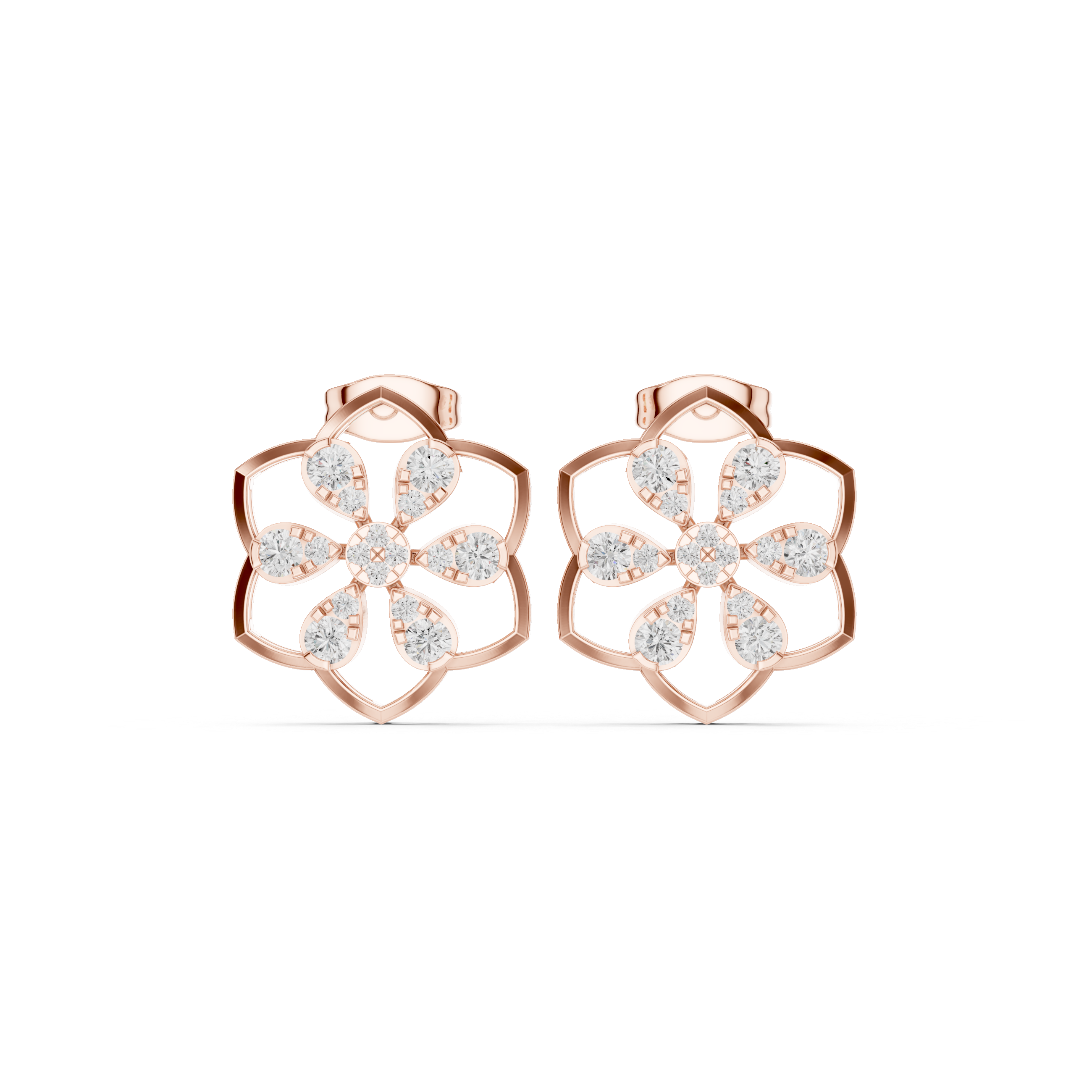 Floral Sparkle Earrings