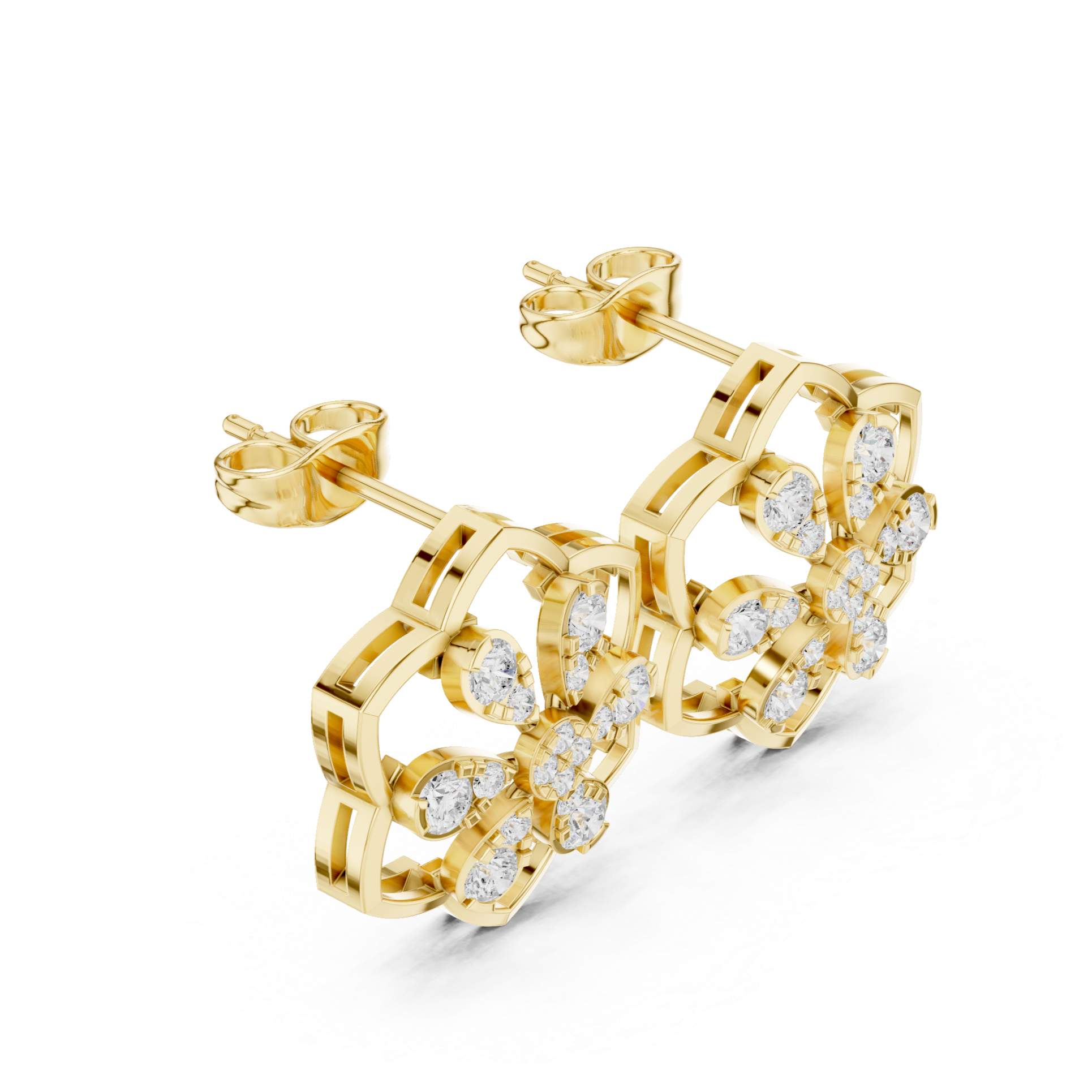 Floral Sparkle Earrings