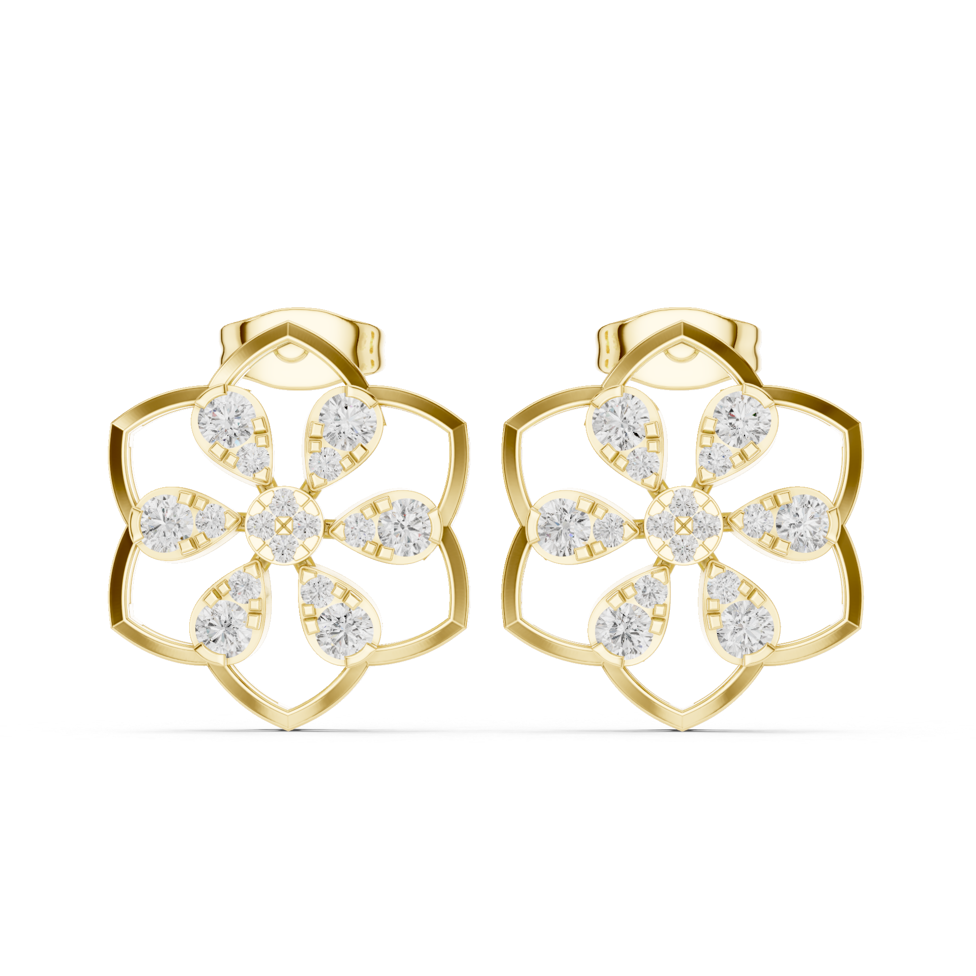Floral Sparkle Earrings