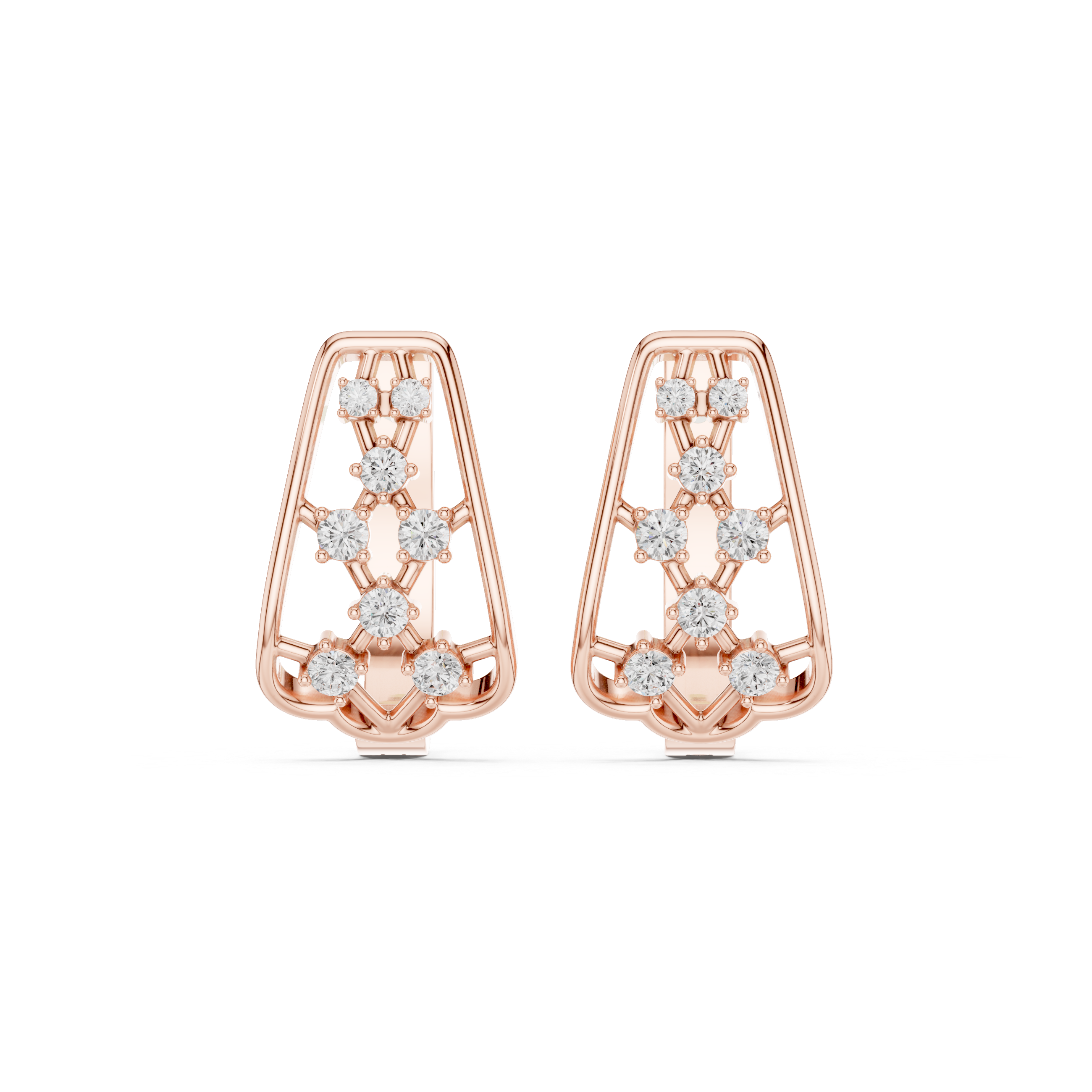 Intricate Diamond Floral Detailing
