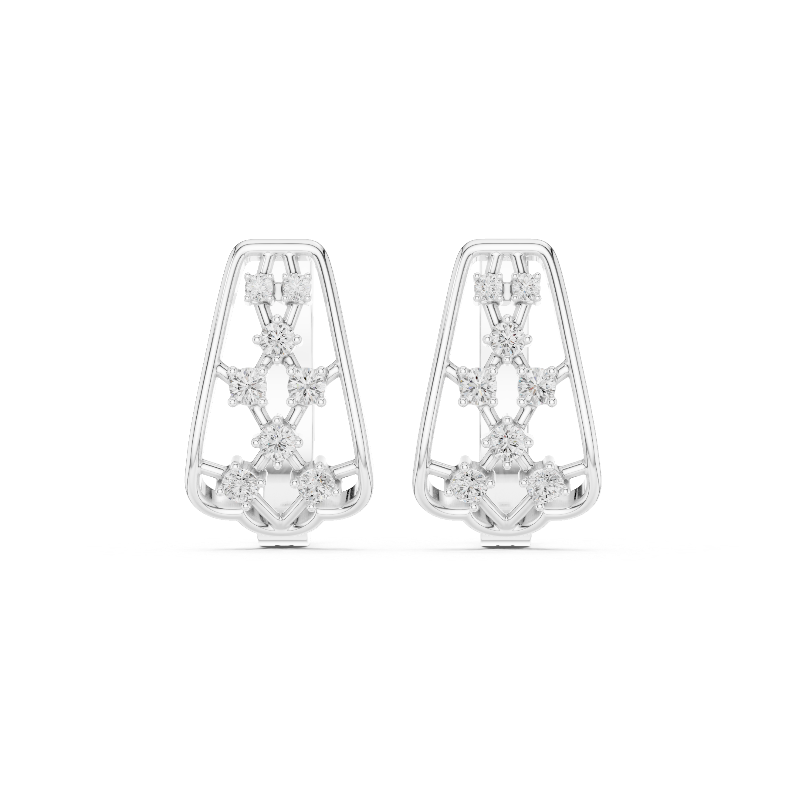 Intricate Diamond Floral Detailing