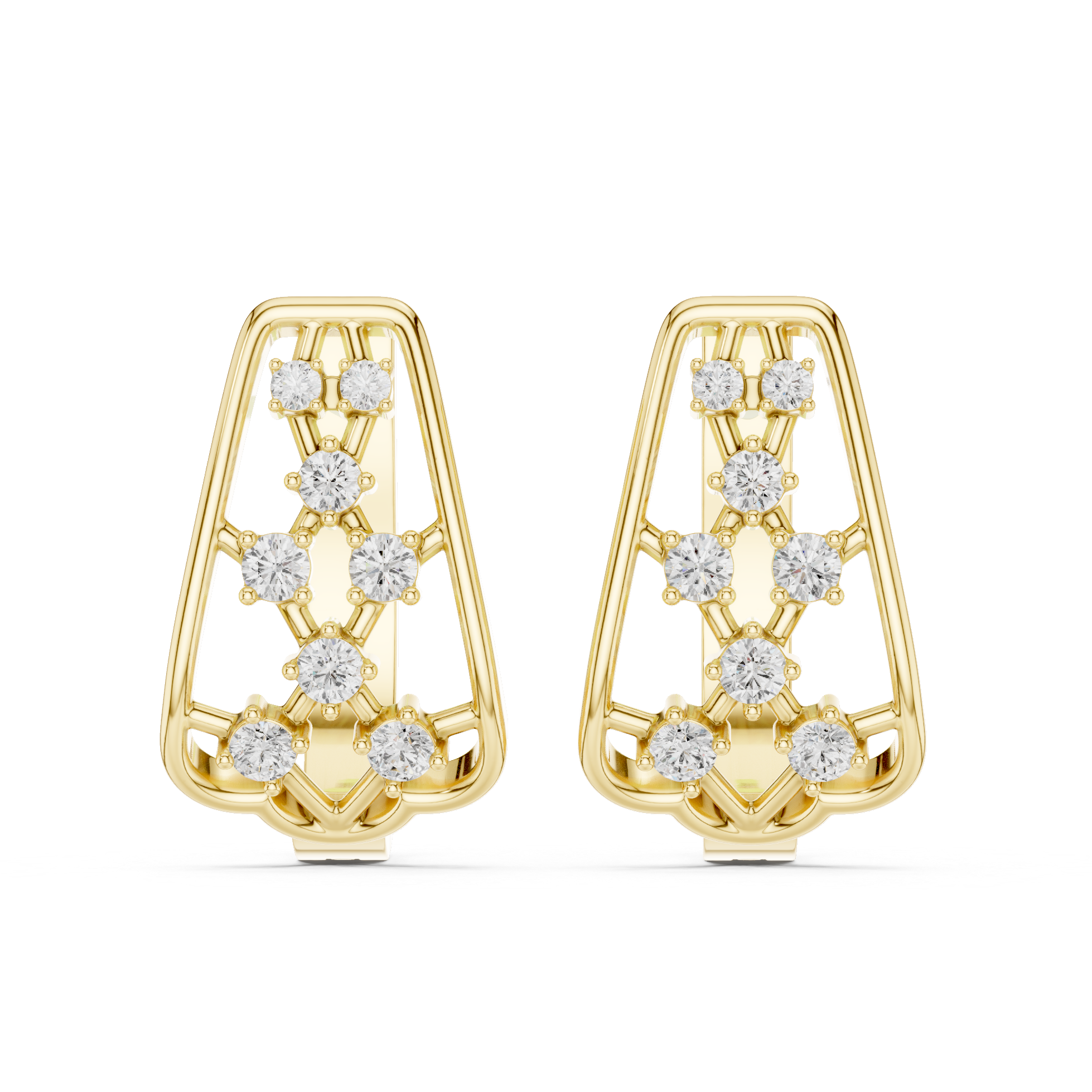 Intricate Diamond Floral Detailing