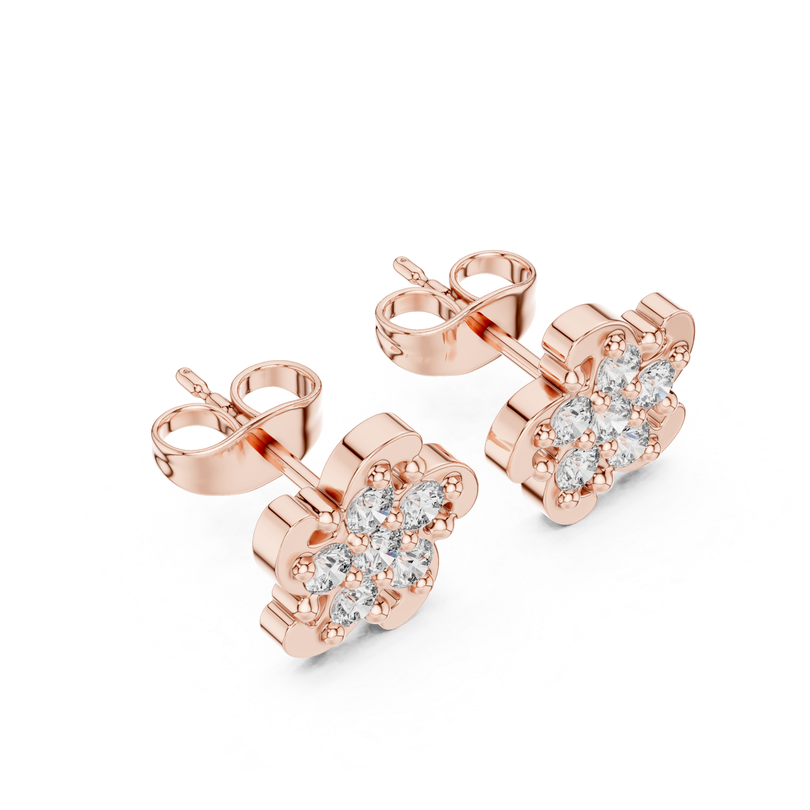 Blossom Sparkle Diamond Studs