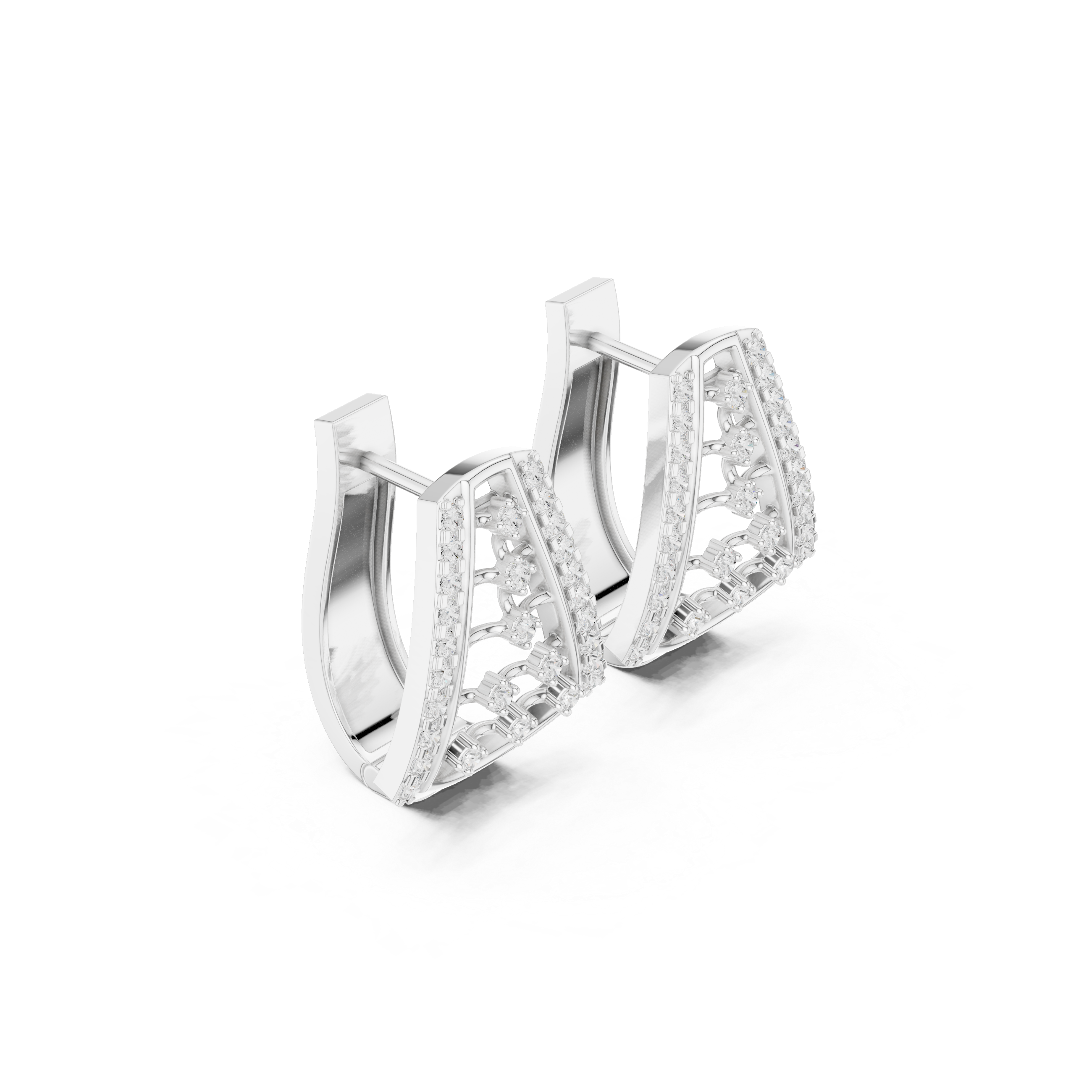 diamond-studded edges and scattered diamond clusters.