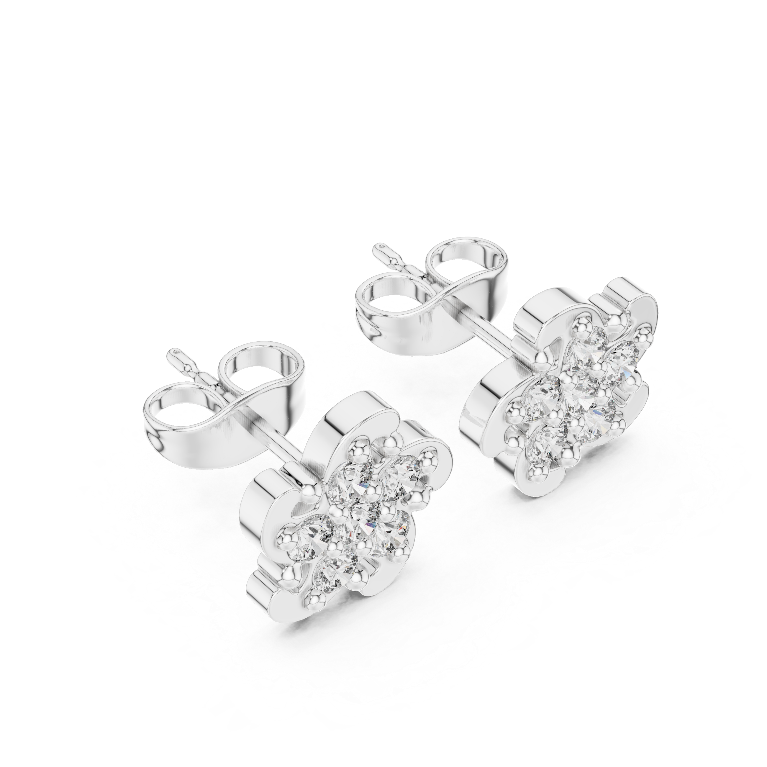 Blossom Sparkle Diamond Studs