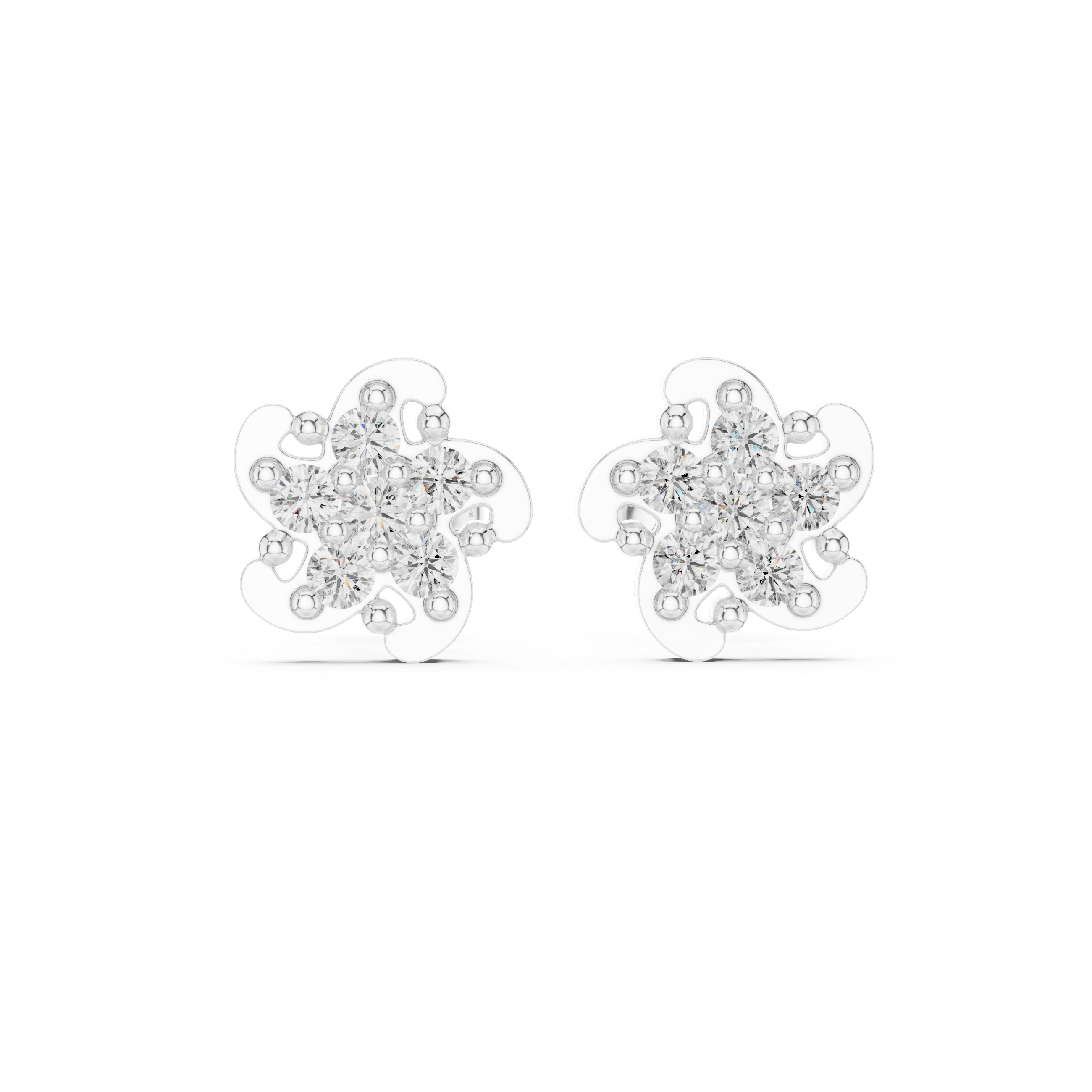 Blossom Sparkle Diamond Studs