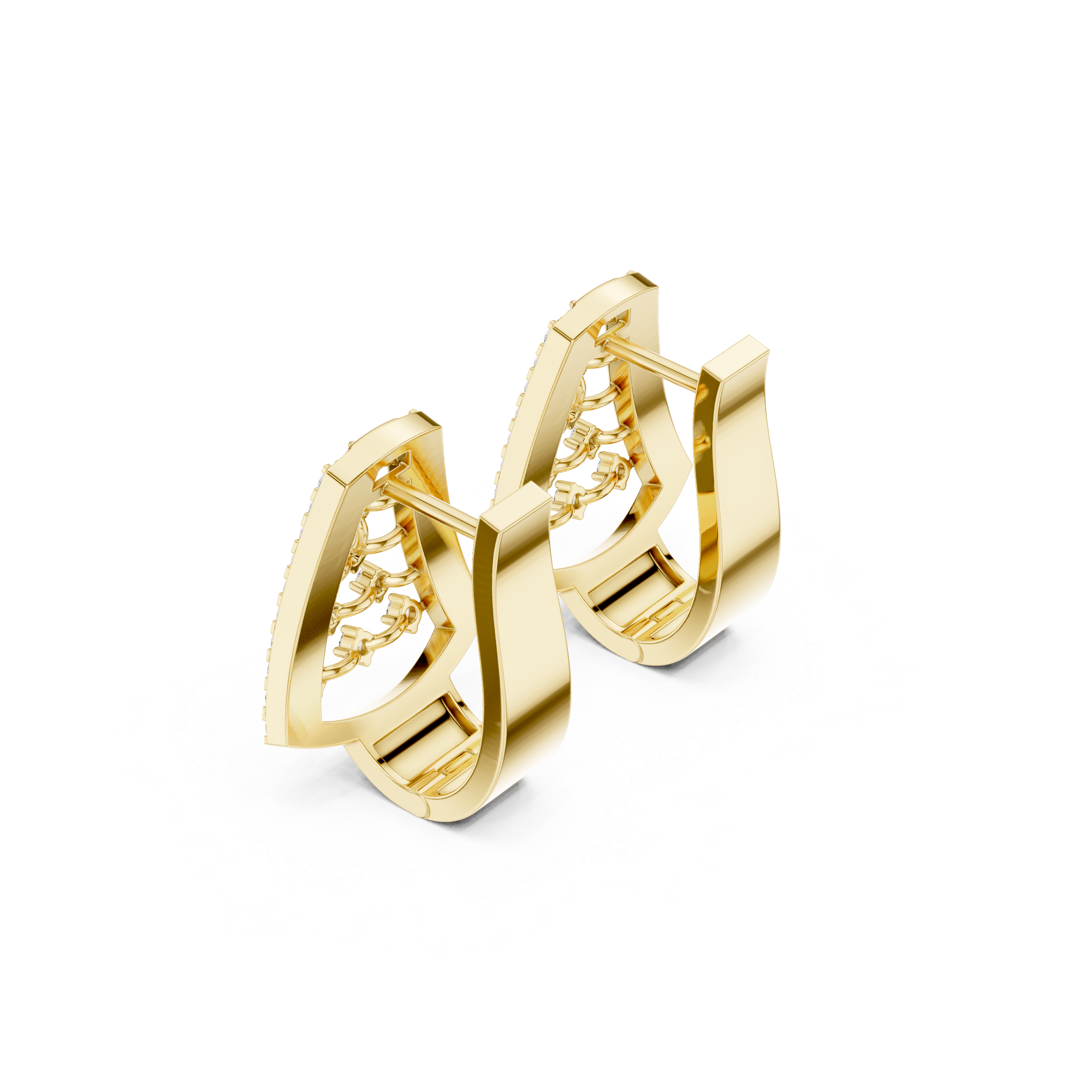 diamond-studded edges and scattered diamond clusters.