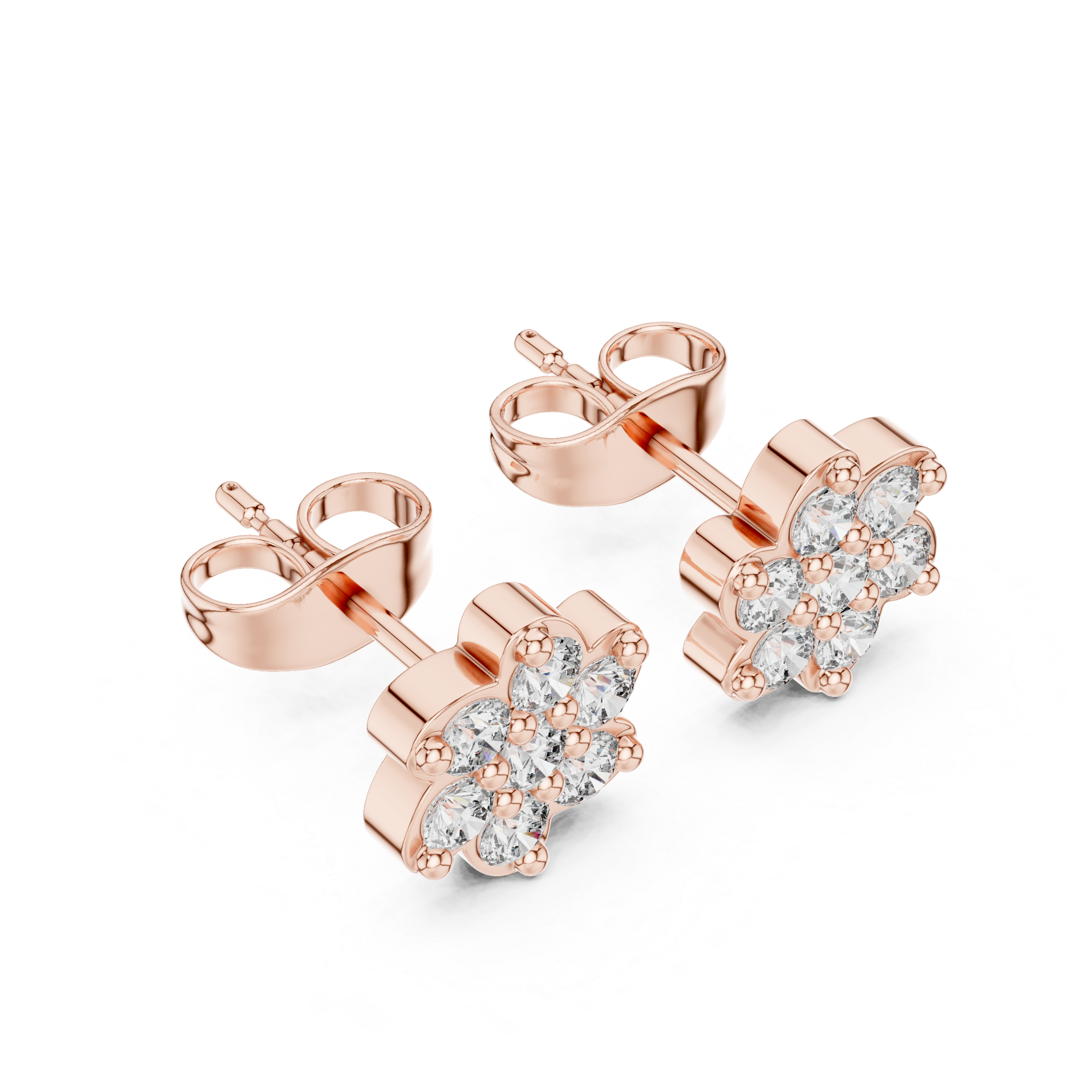 Petal Glow Diamond Studs