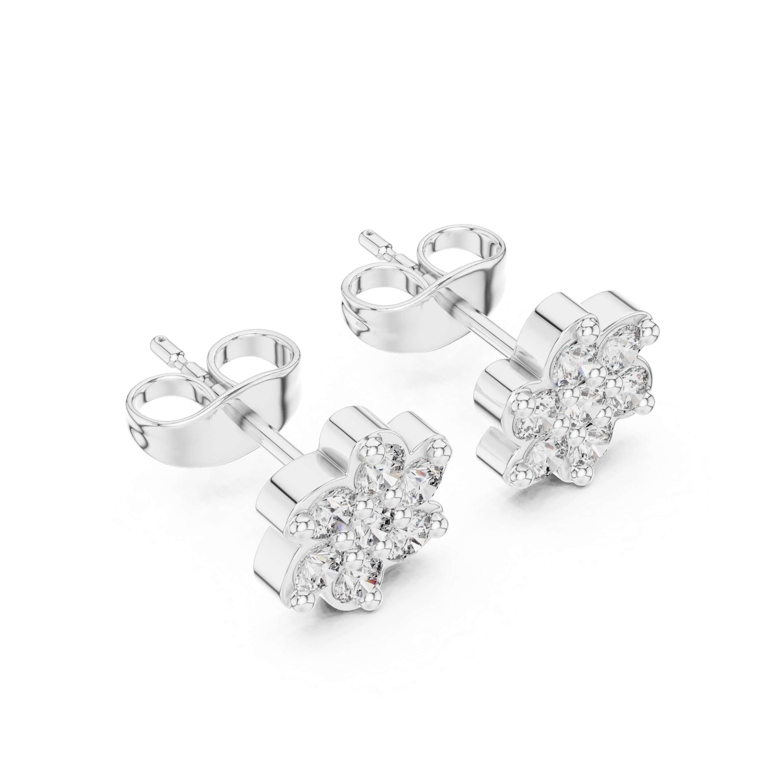 Petal Glow Diamond Studs