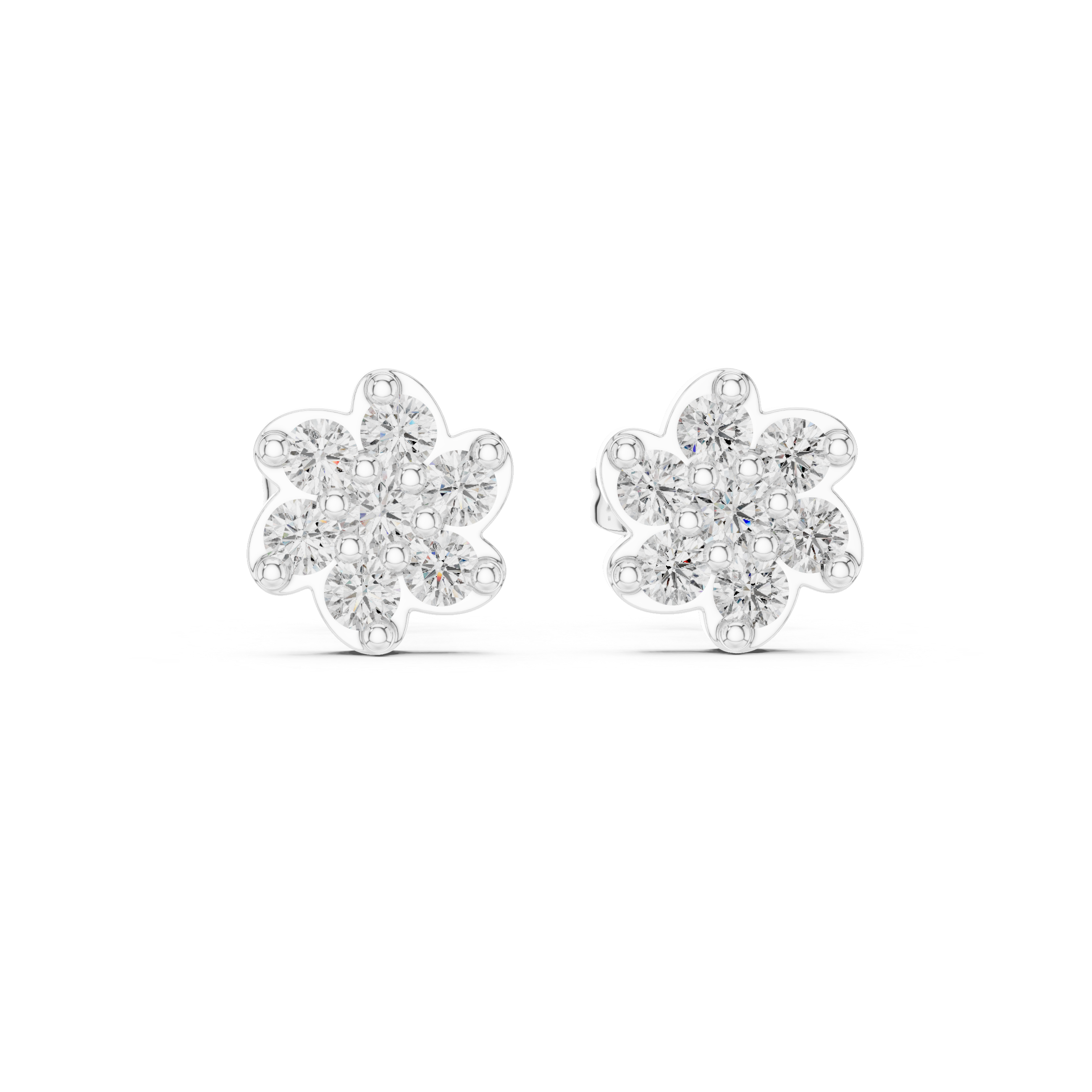 Petal Glow Diamond Studs