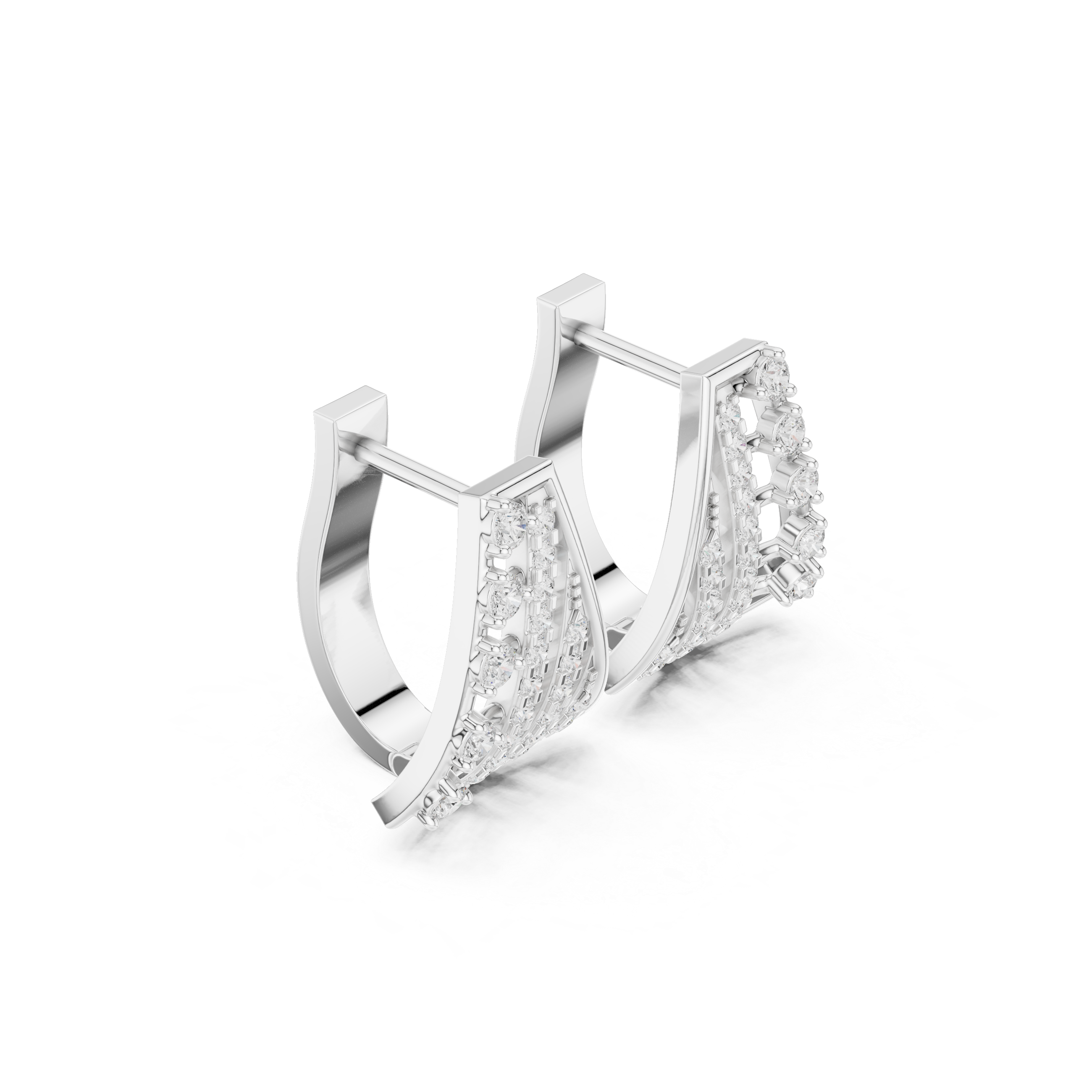 openwork design and rows of sparkling diamonds.