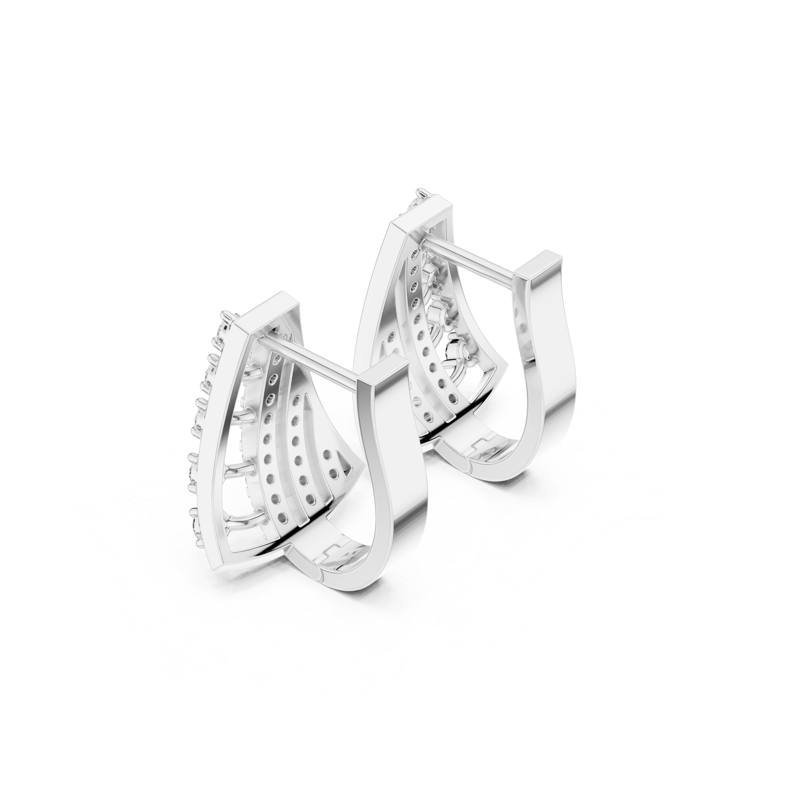 openwork design and rows of sparkling diamonds.