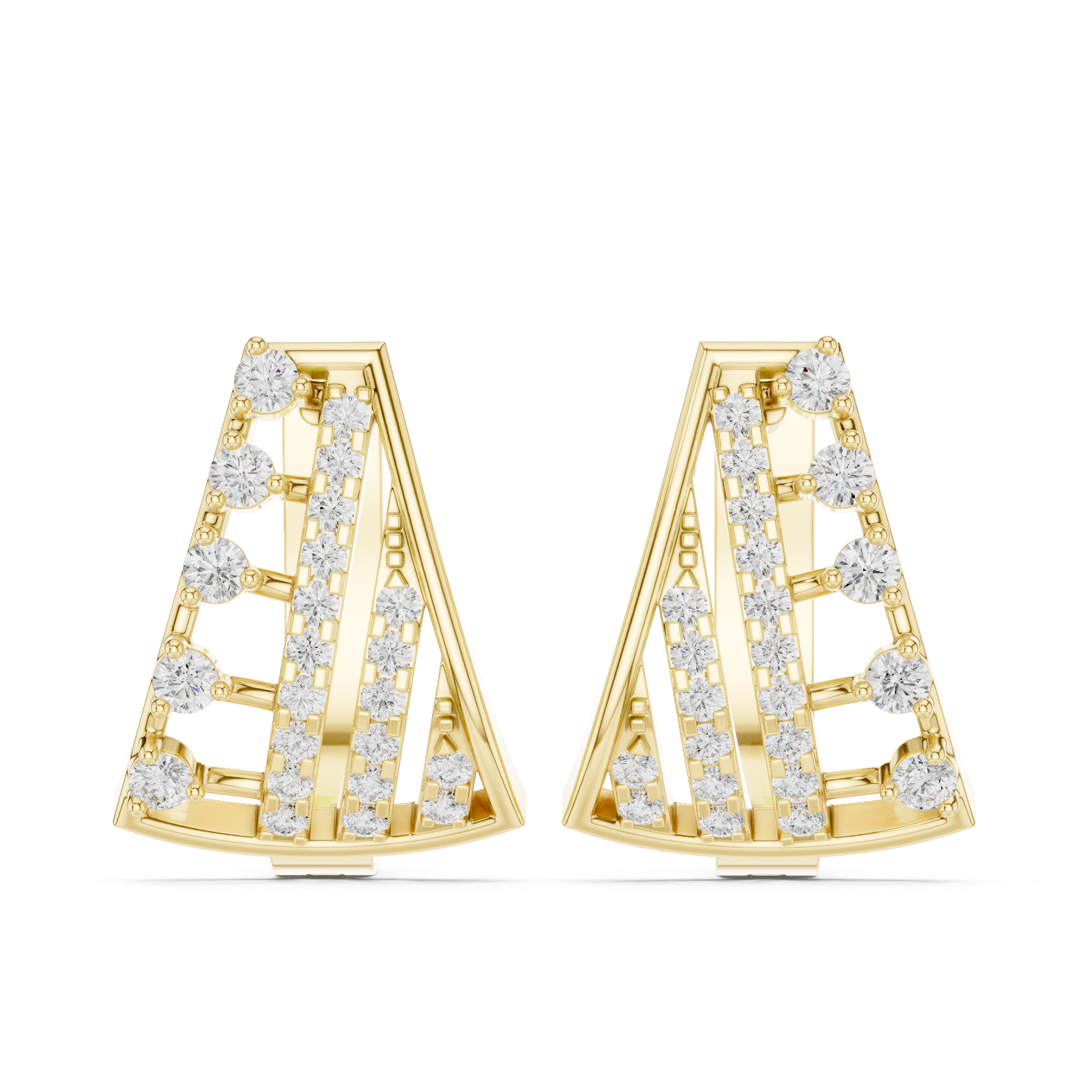 openwork design and rows of sparkling diamonds.