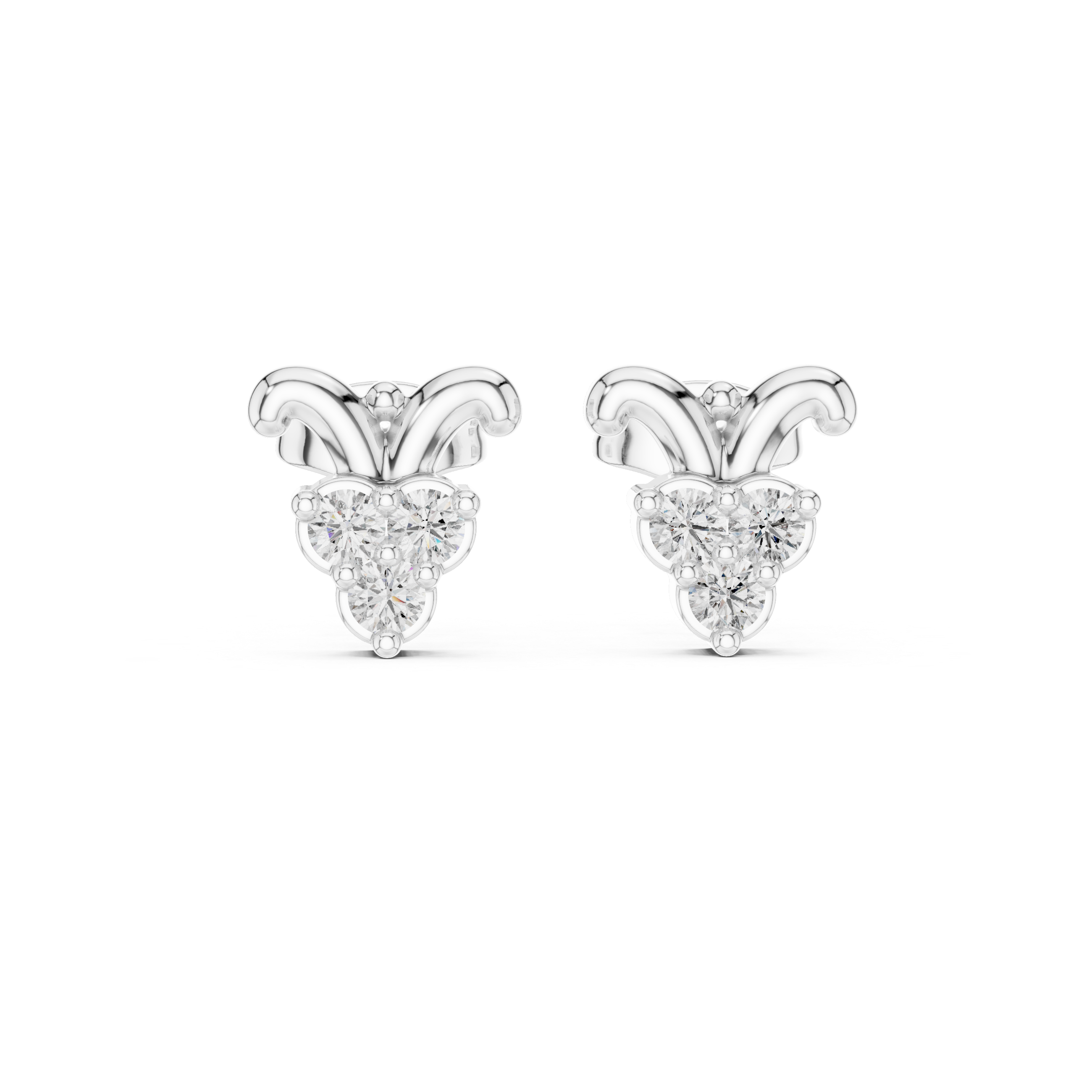 Cherished Rose Gold Diamond Studs