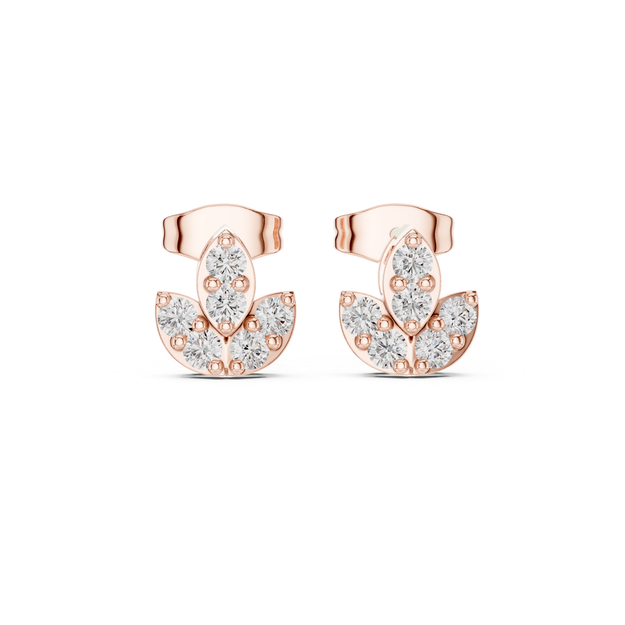 Sparkling Paw Print Earrings