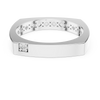 Minimalist Rose Gold Diamond Band Ring