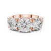 Three-Stone Diamond Engagement Ring