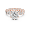 Radiant Halo Eternity Diamond Ring