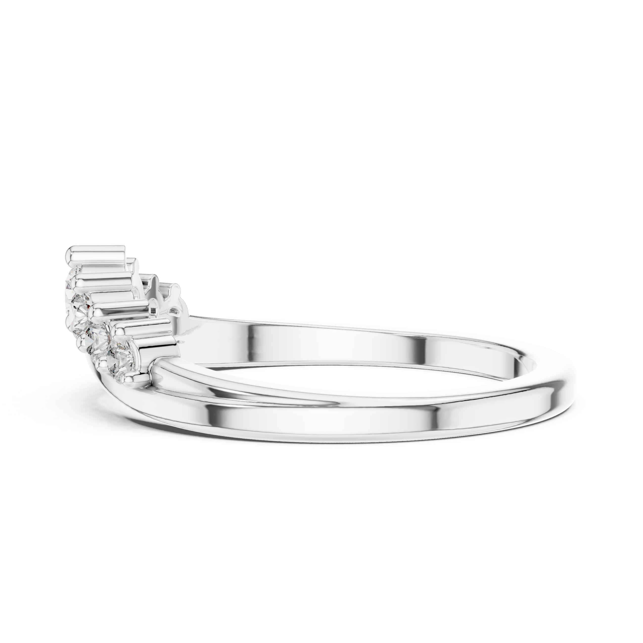 Graduated Diamond Band Ring