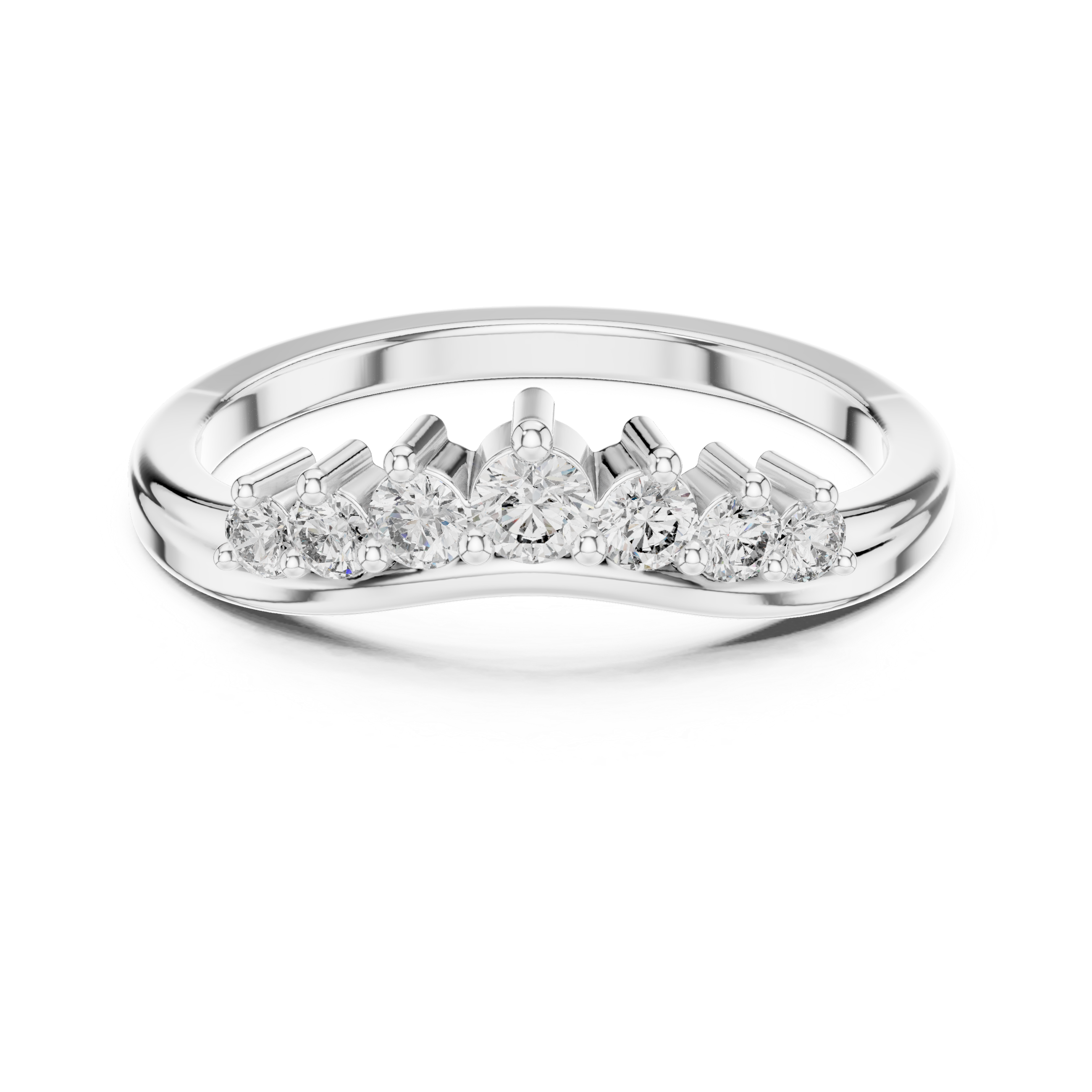 Graduated Diamond Band Ring